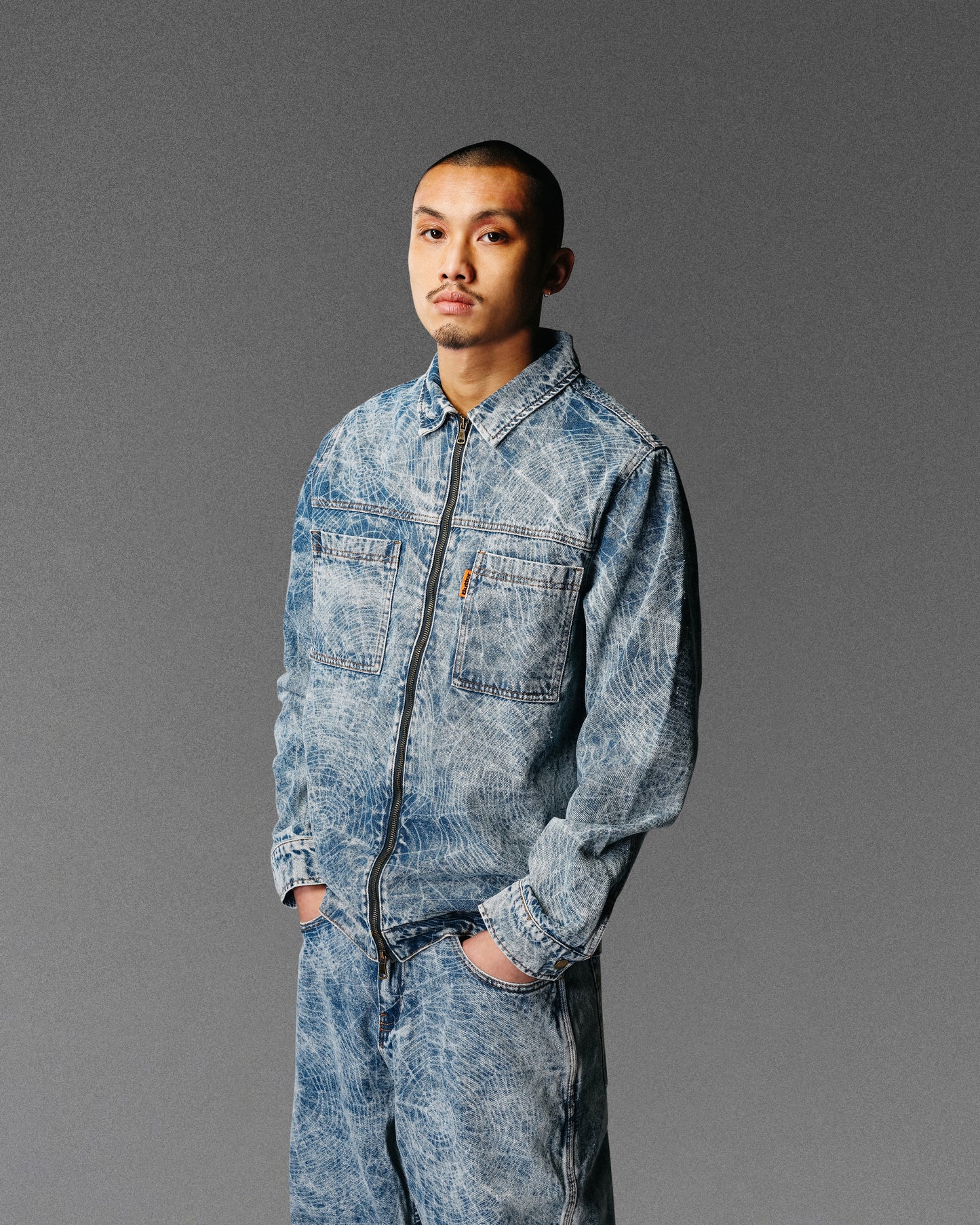 Overdye Web Denim Jacket