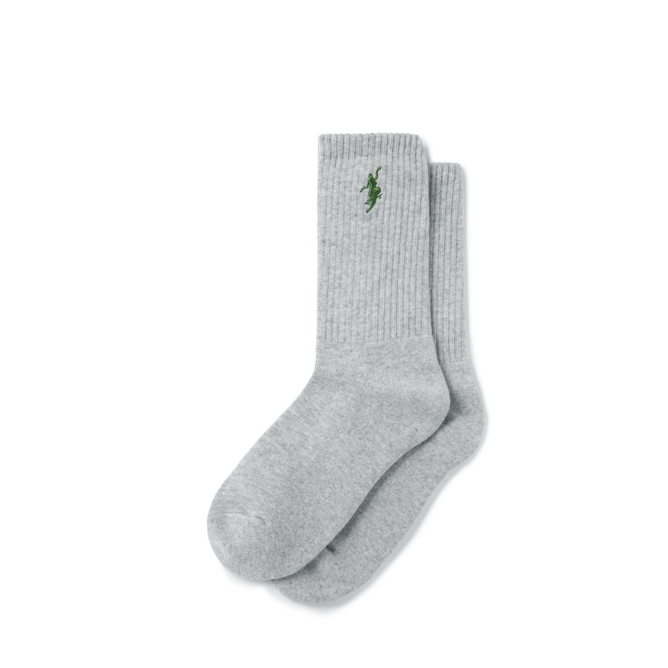 Heather Grey / Green