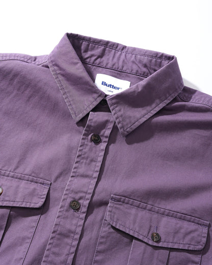 Washed Pocket Long Sleeve Shirt