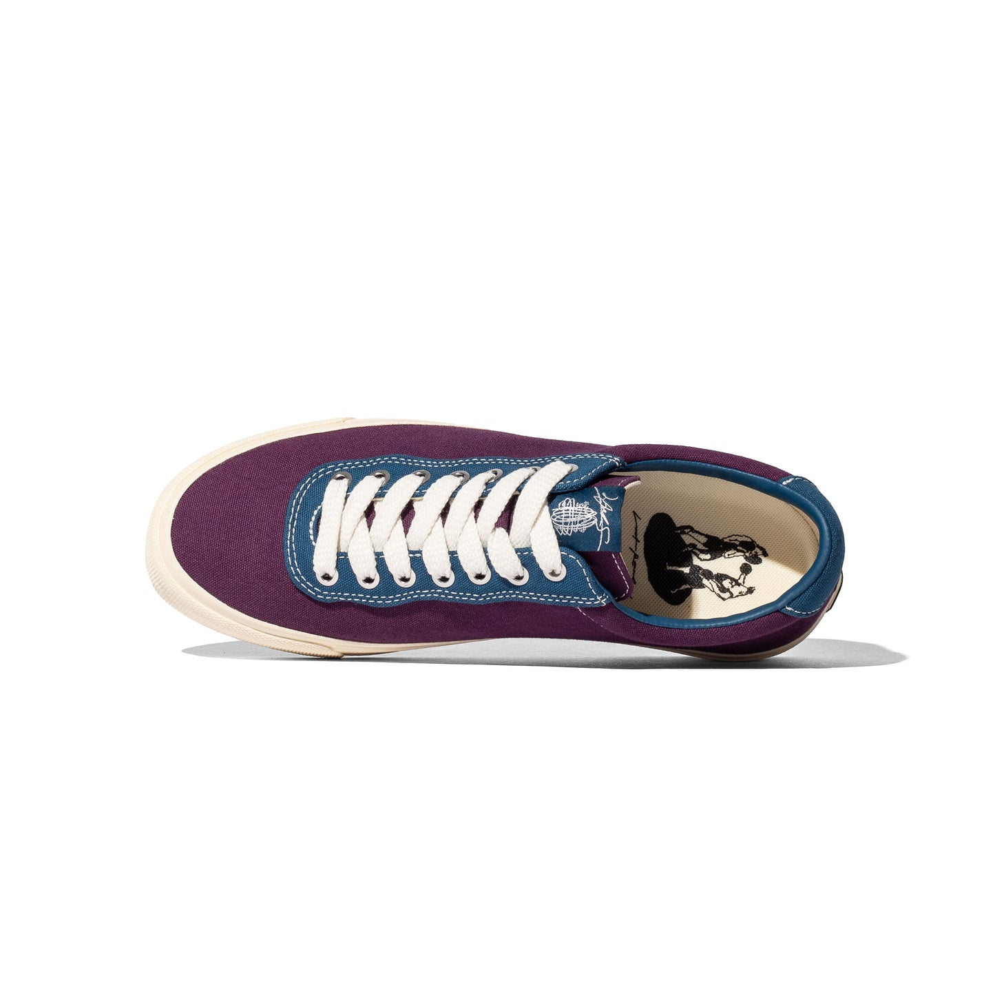 Plum / Dirty Blue / White