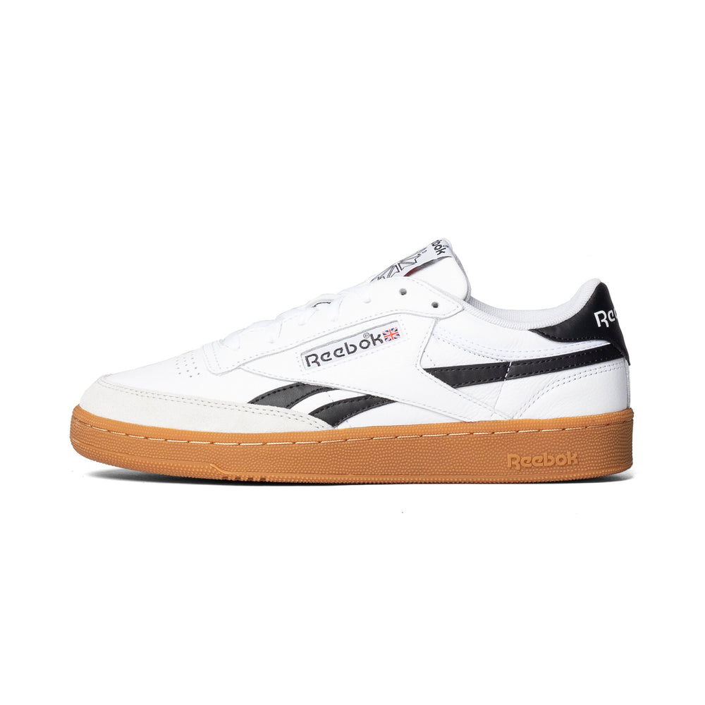 REEBOK Club C Revenge white / black - white blue leather sneakers