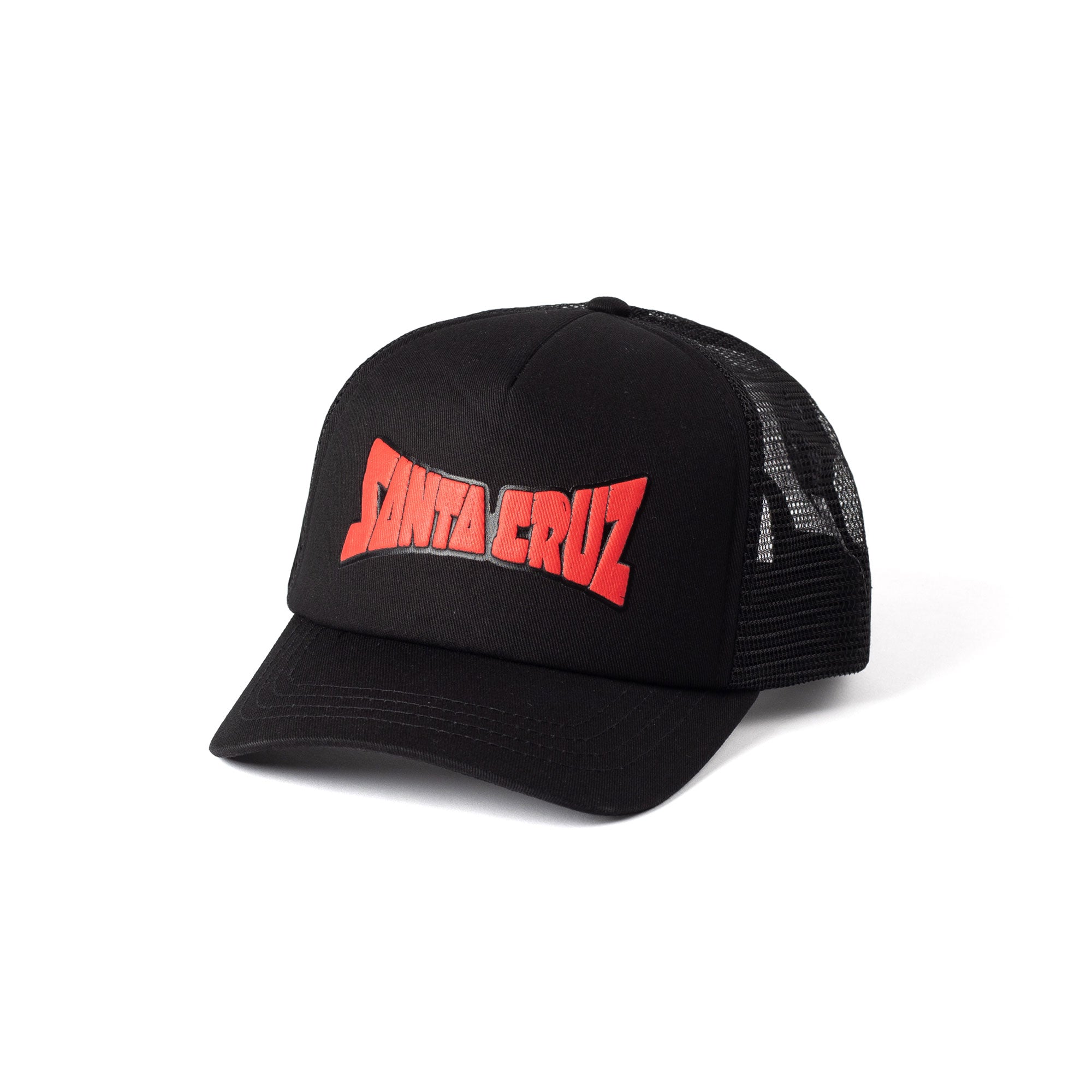 Santa Cruz SC Arch Trucker Cap Youth Black Beyond Skate