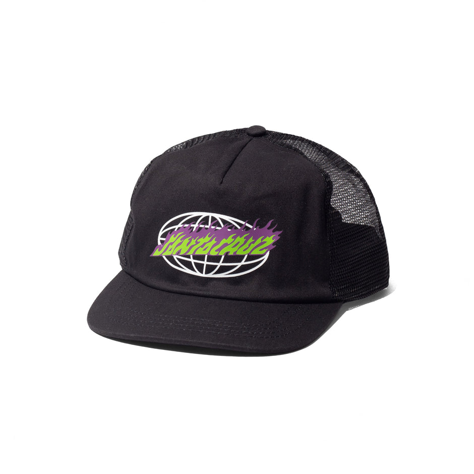 Global Flame Strip Trucker Cap (Youth)