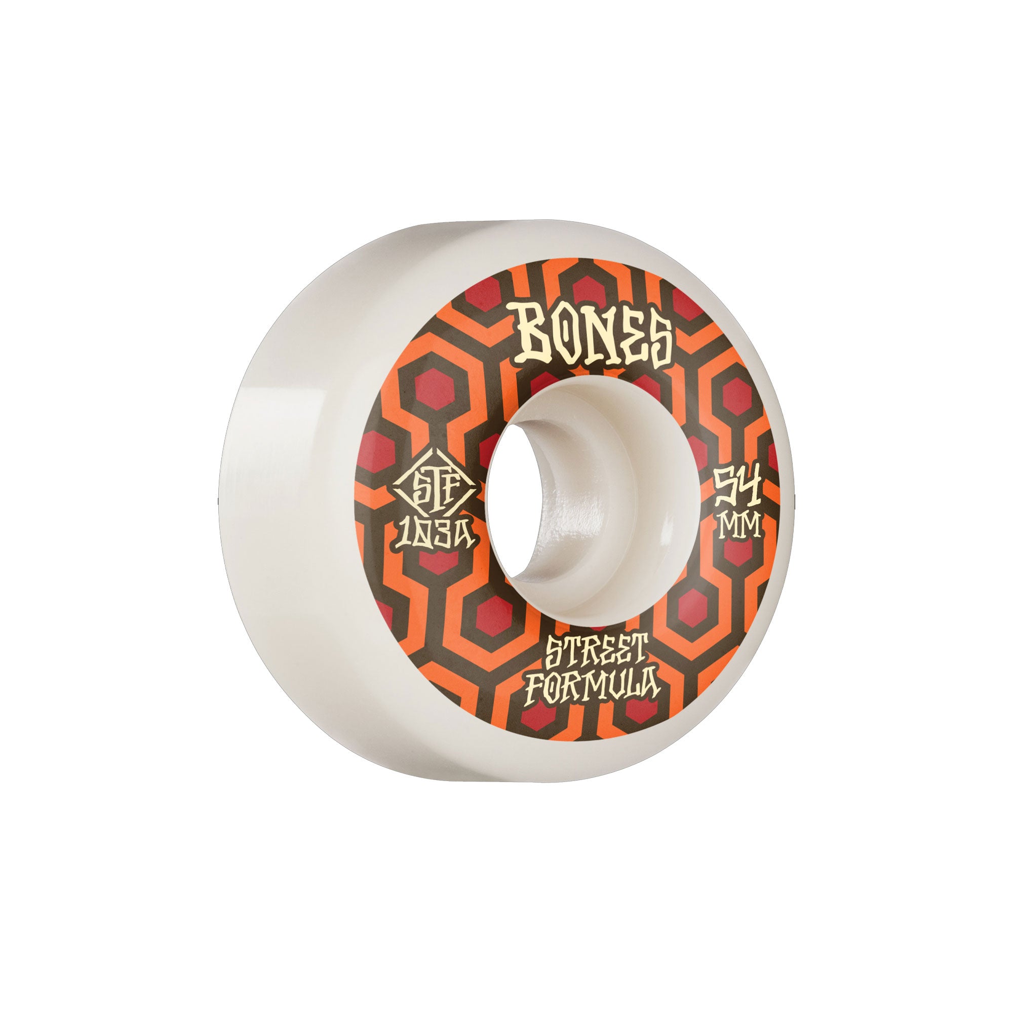 Bones: STF Retro V1 103a Wheels, White | Beyond Skate